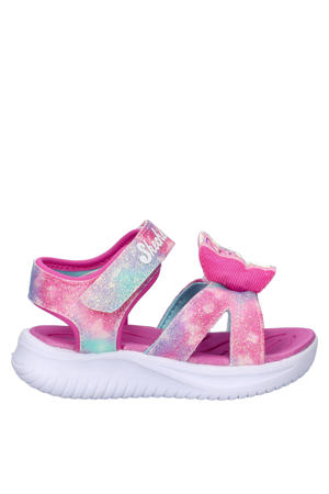 sandalen met lichtgevende vlinder roze