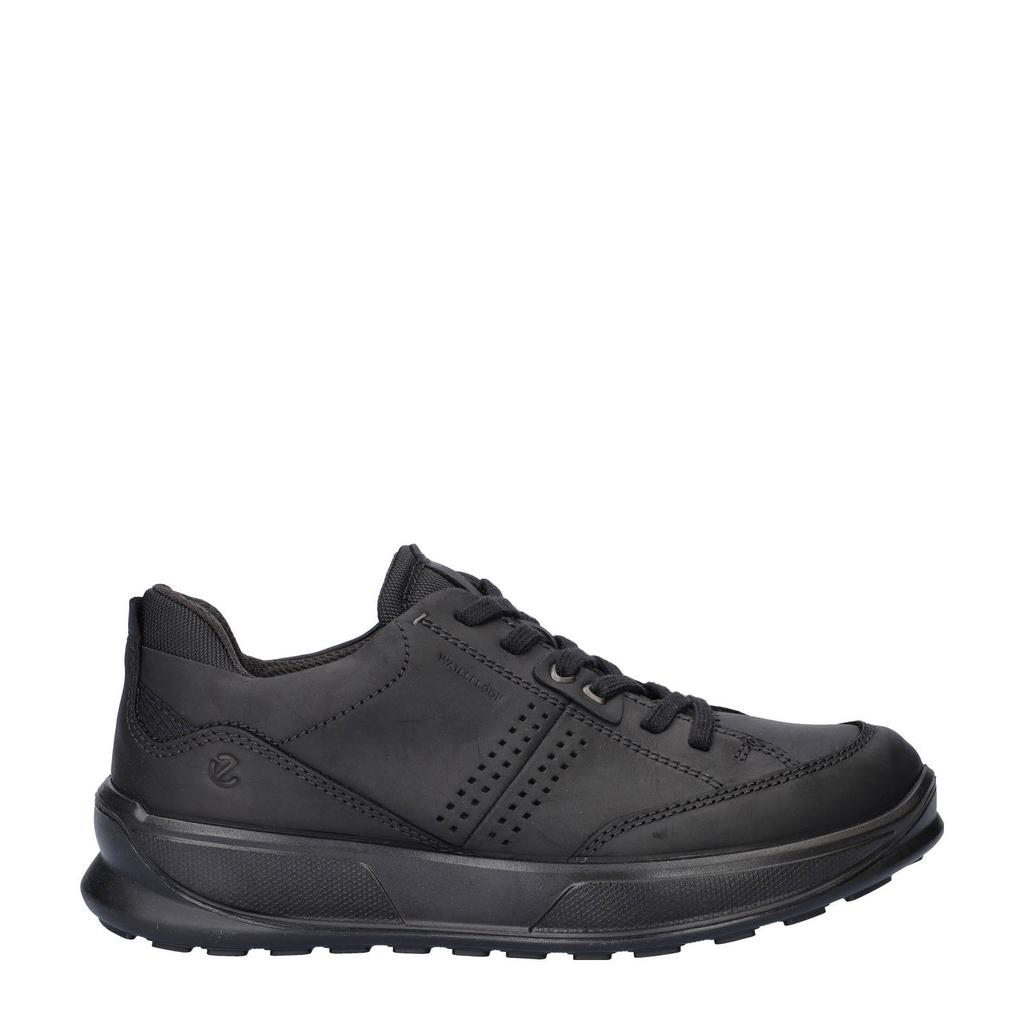 Zwarte heren Ecco Byway 2.0 nubuck sneakers met veters