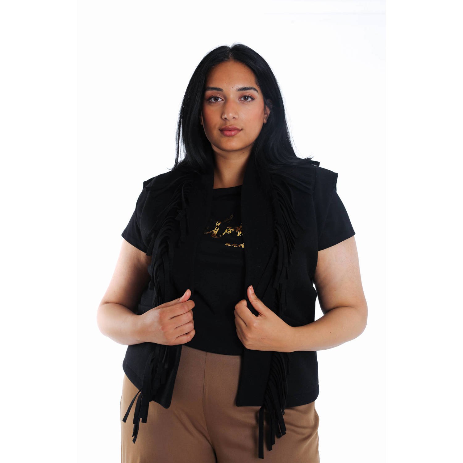 Paprika gilet zwart