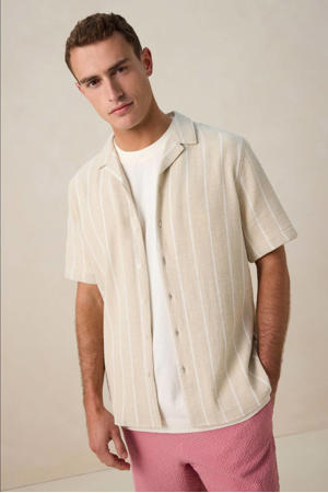 casual overhemd beige
