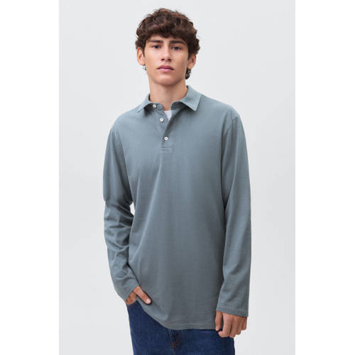 MANGO TEEN polo grijsblauw afbeelding