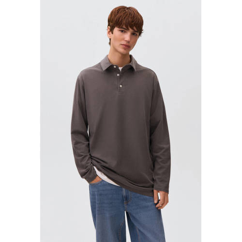 MANGO TEEN polo antraciet afbeelding