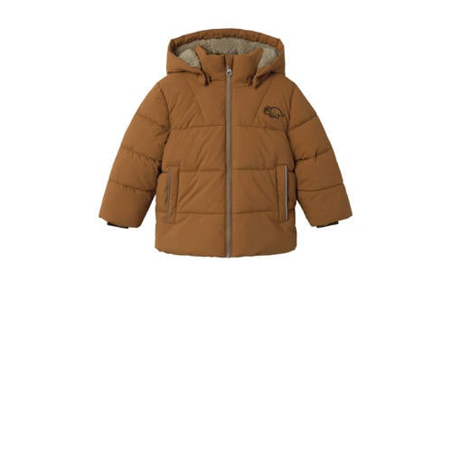 NAME IT MINI gewatteerde jas bruin afbeelding