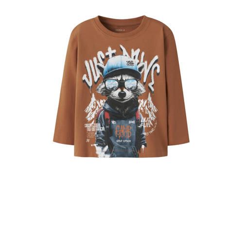 NAME IT MINI longsleeve bruin afbeelding