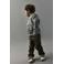 NAME IT MINI sweater grijs melange