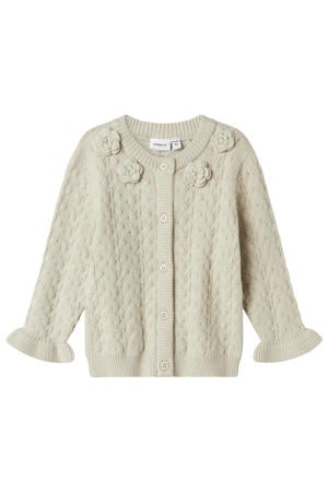 cardigan beige gebreid
