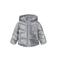 NAME IT MINI gewatteerde jas zilver