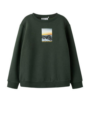sweater donkergroen
