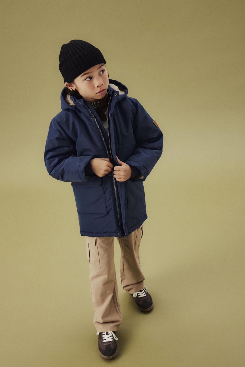 NAME IT KIDS parka donkerblauw