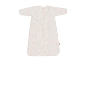 baby slaapzak met afritsbare mouw Elephant Tales ecru/beige