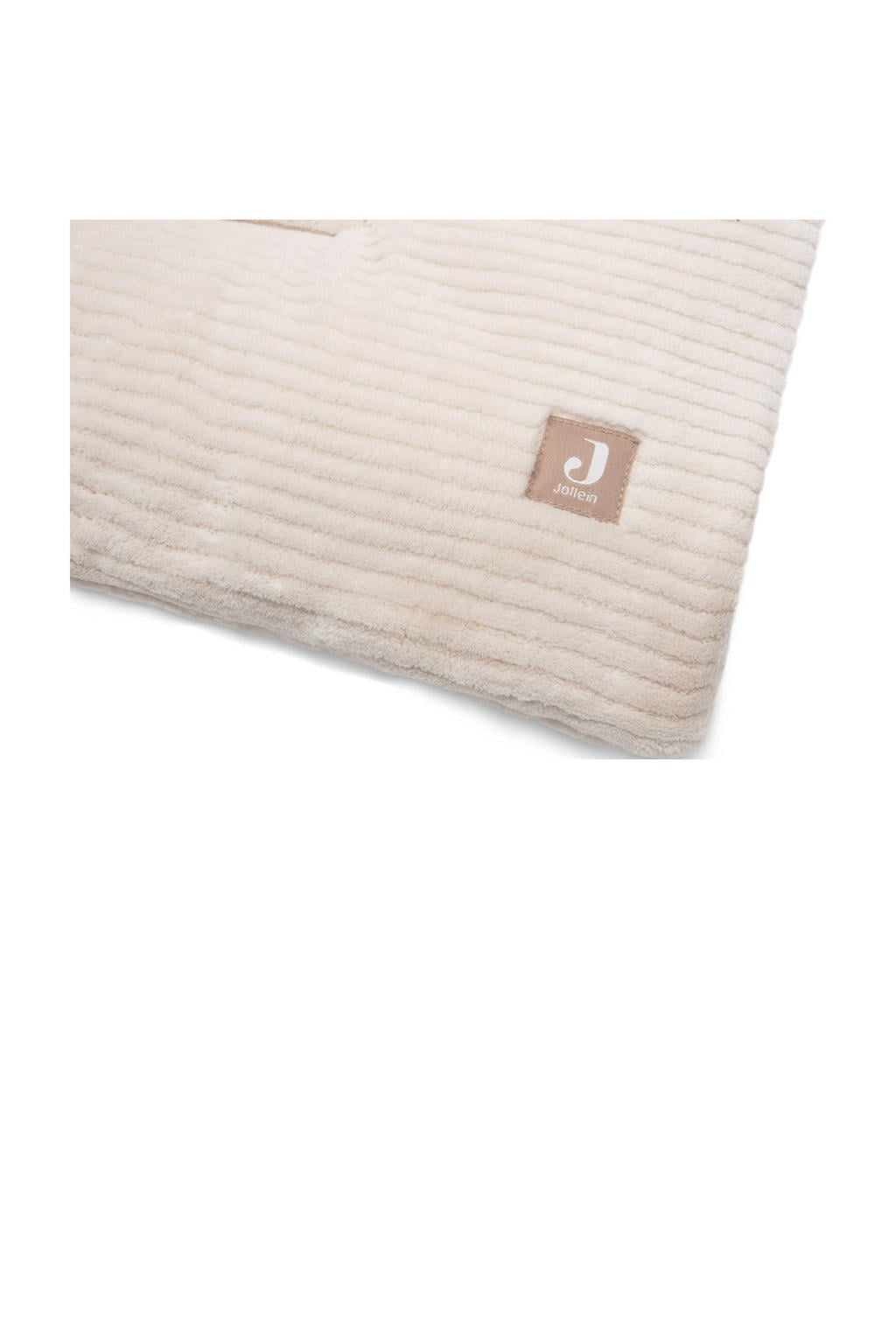 Jollein vierkant boxkleed Cloudy Rib Oatmeal beige