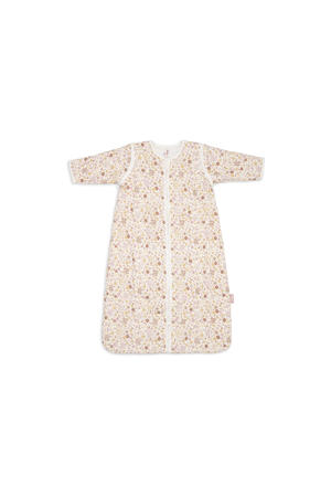 baby slaapzak met afritsbare mouw Flower Fairies beige/roze