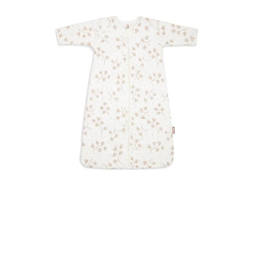Jollein baby slaapzak met afritsbare mouw Leafy Dreams wit/beige afbeelding