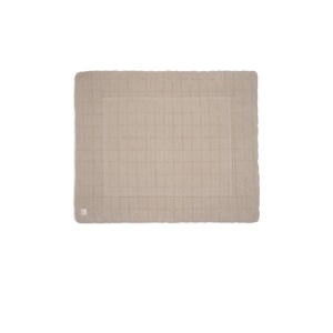 vierkant boxkleed Teddy Warm Sand lichtbruin