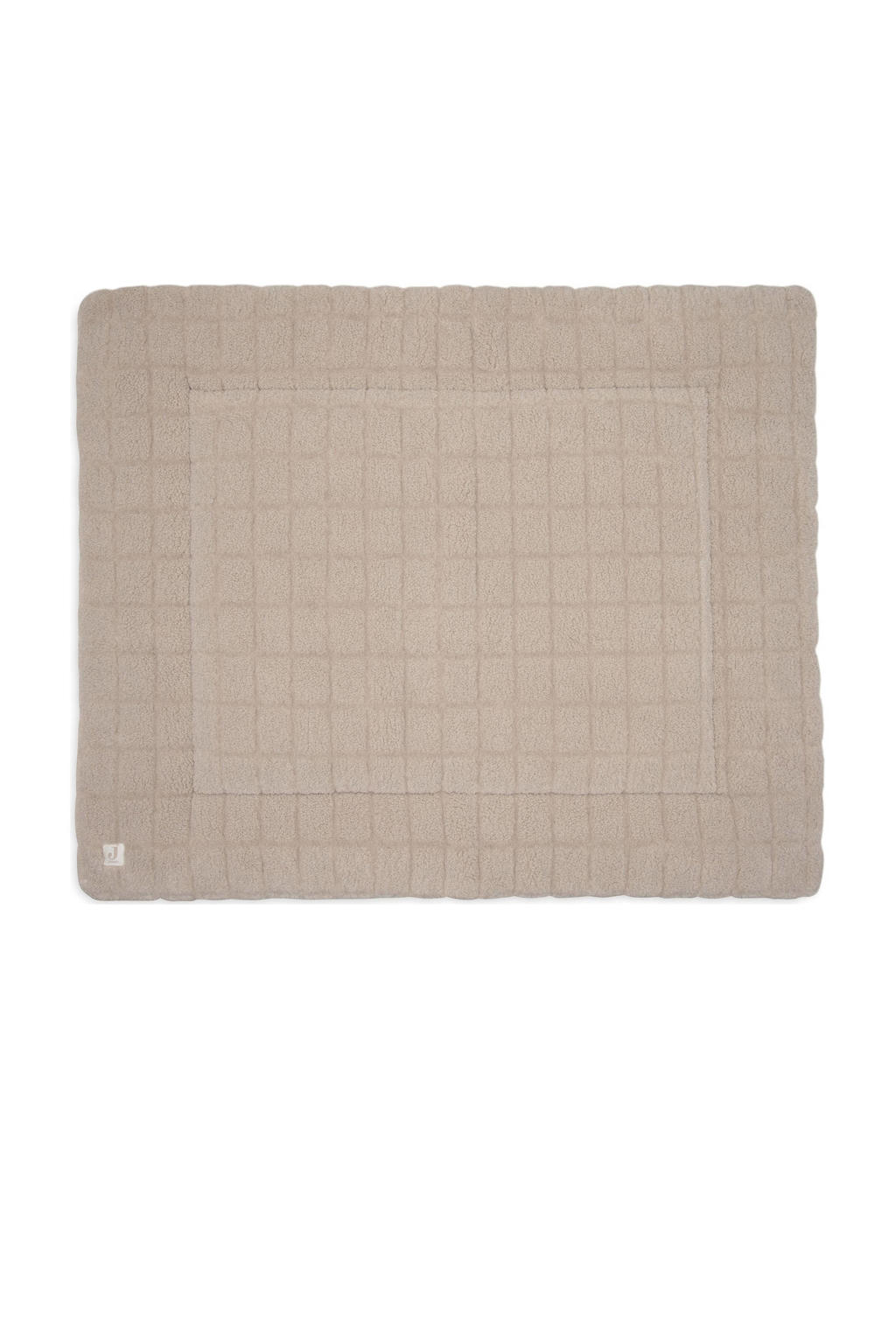 Jollein vierkant boxkleed Teddy Warm Sand lichtbruin
