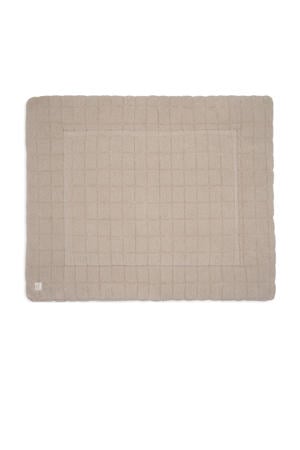 vierkant boxkleed Teddy Warm Sand lichtbruin