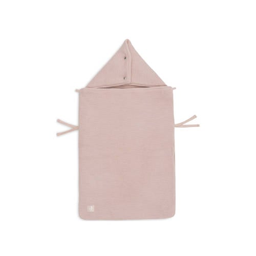 Jollein voetenzak groep 0+ 3/5 punts Basic Knit Wild Rose roze afbeelding