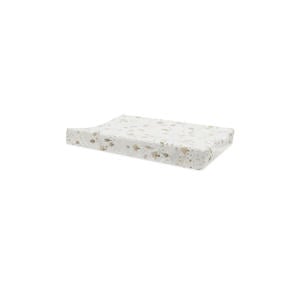 jersey aankleedkussenhoes Tiny Park wit/beige