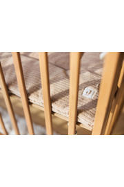 thumbnail: Jollein vierkant boxkleed Cloudy Rib Milky Coffee bruin