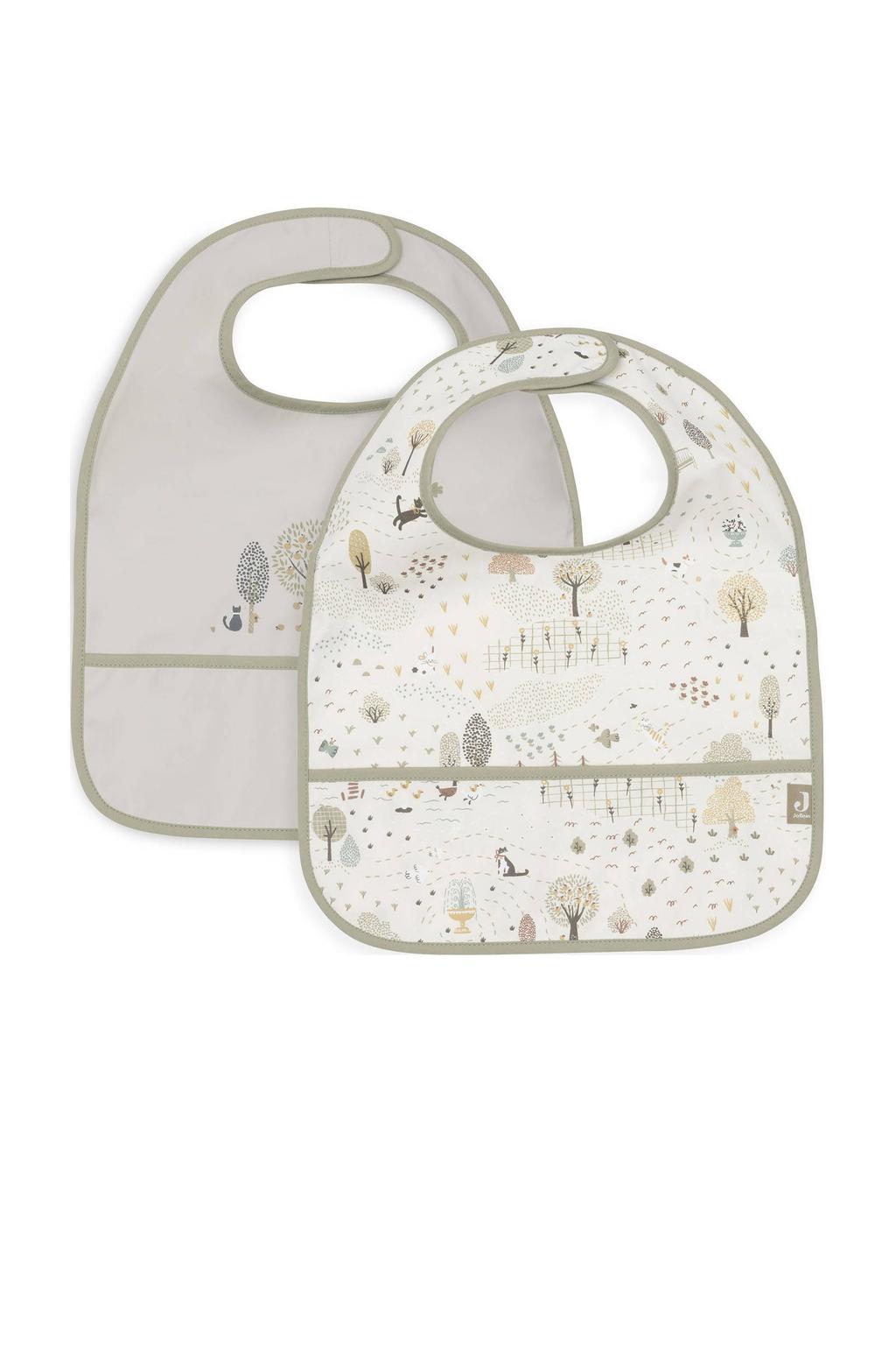 Jollein waterproof slab Tiny Park - beige (set van 2)
