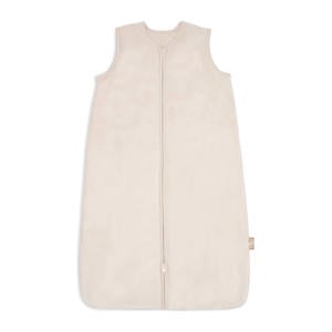 mouwloze baby slaapzak Velvet Oatmeal beige