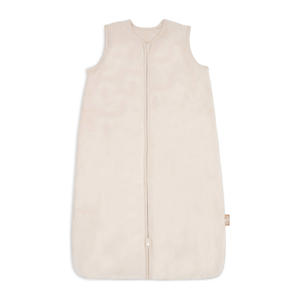 mouwloze baby slaapzak Velvet Oatmeal beige