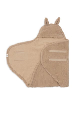 Wikkeldeken Miffy Jacquard Teddy Biscuit