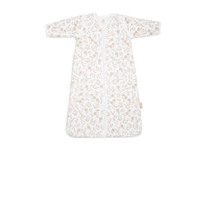 baby slaapzak met afritsbare mouw Bloomy wit/beige