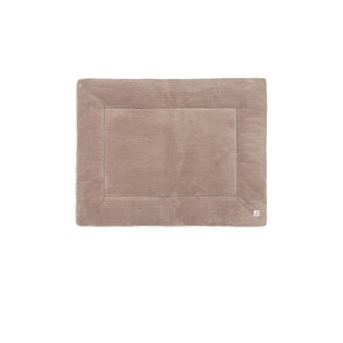 Jollein boxkleed Cloudy Rib Milky Coffee 75x95cm bruin afbeelding