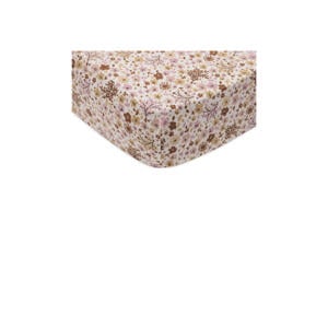 jersey kinderbed hoeslaken Fairies beige/roze