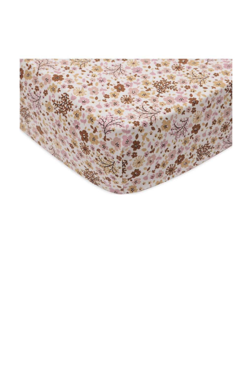 Jollein jersey kinderbed hoeslaken Fairies beige/roze