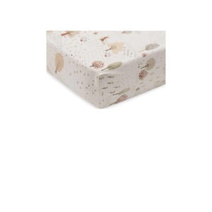 jersey kinderbed hoeslaken Tiny Park offwhite/groen/beige