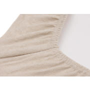 thumbnail: Jollein badstof aankleedkussenhoes Oatmeal/Sand - beige/offwhite (set van 2)