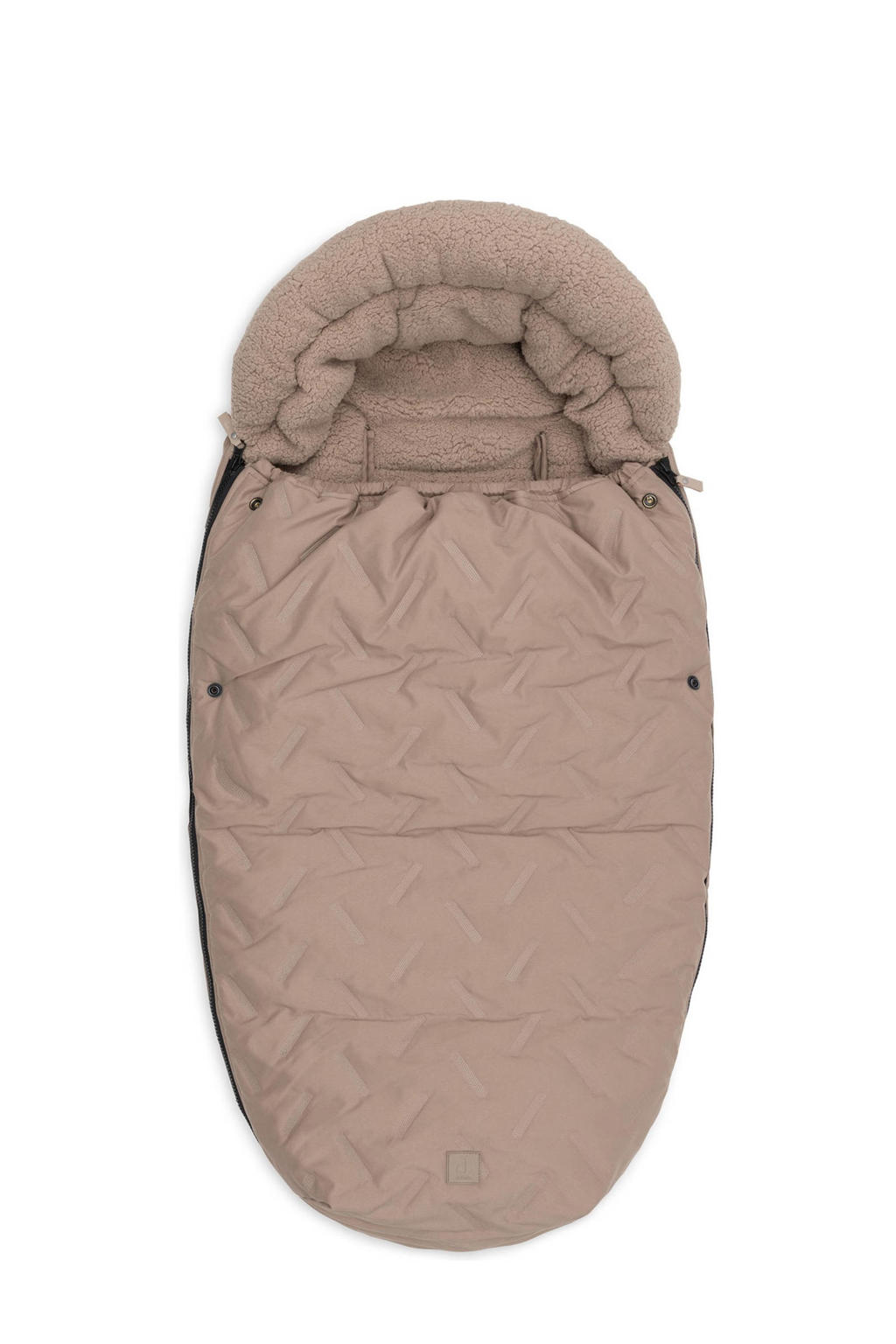 Jollein voetenzak buggy/kinderwagen Embossed Milky Coffee