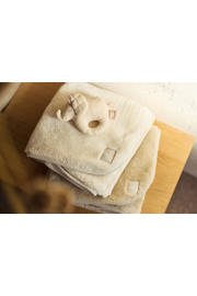 thumbnail: Jollein wiegdeken Basic Jersey/Sherpa Oatmeal beige