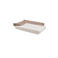 Jollein badstof aankleedkussenhoes Milky Coffee/Ivory - bruin/ecru (set van 2)