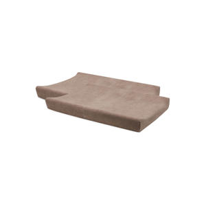 badstof aankleedkussenhoes Milky Coffee - bruin (set van 2)