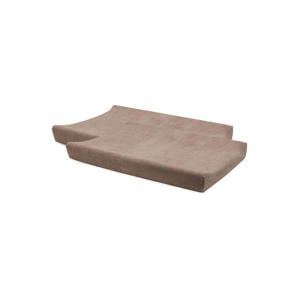 badstof aankleedkussenhoes Milky Coffee - bruin (set van 2)