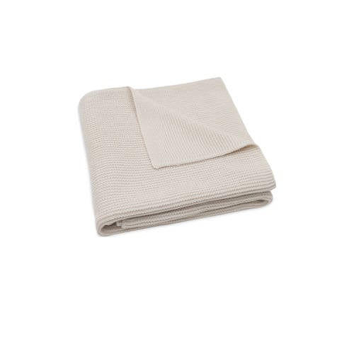 Jollein wiegdeken Basic Knit Oatmeal beige afbeelding