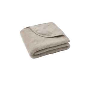wiegdeken Basic Jersey/Sherpa Warm Sand beige