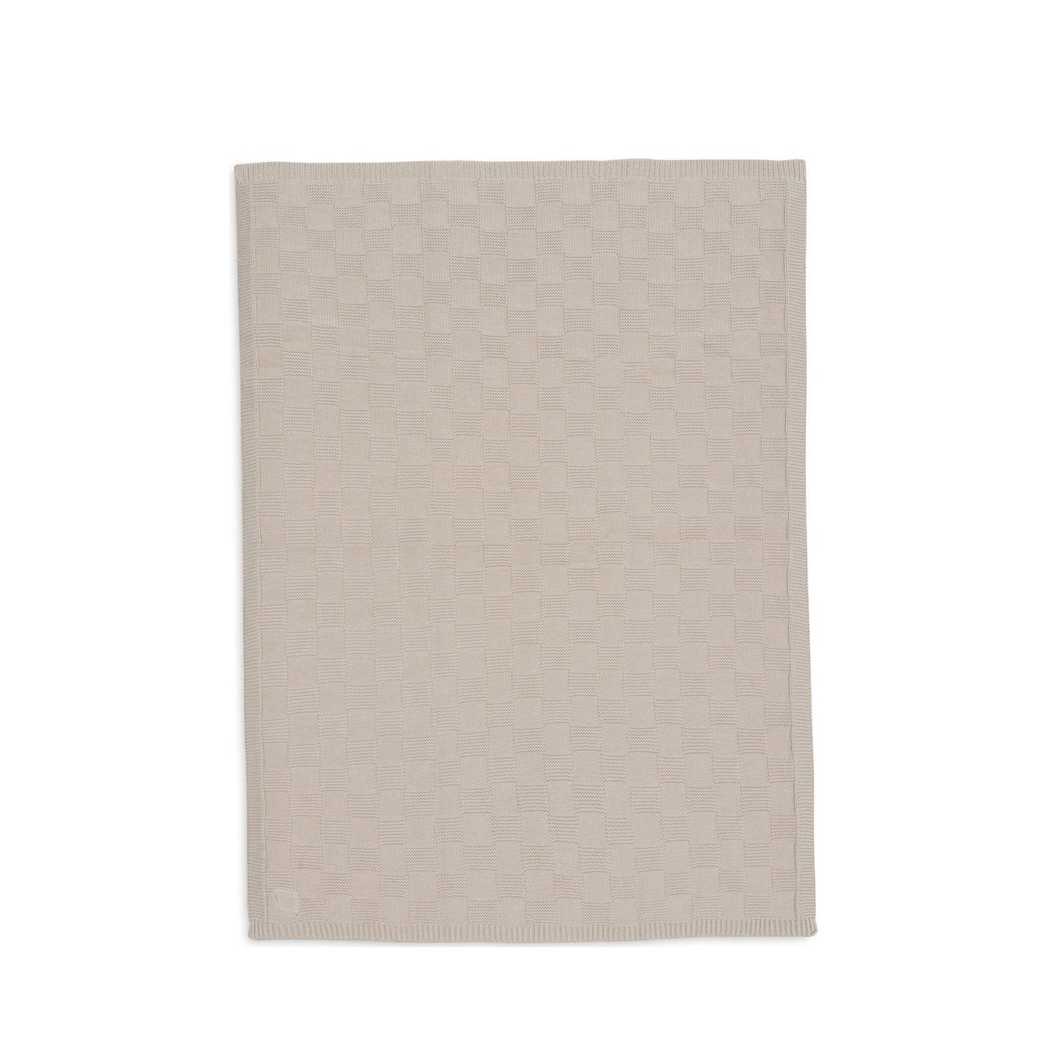 Jollein ledikantdeken Box Knit Warm Sand beige