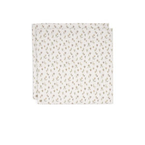 hydrofiele doek 115x115cm Tiny Park - ecru (set van 2)