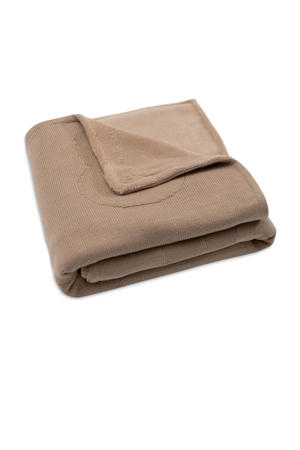 wiegdeken Miffy Biscuit/Velvet bruin