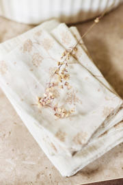 thumbnail: Jollein hydrofiele doek small Leafy Dreams - wit/beige (set van 3)