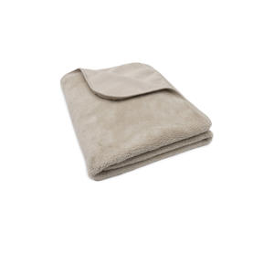 ledikantdeken Basic Jersey/Sherpa Warm Sand