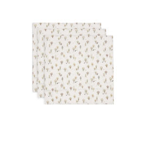hydrofiele doek small Tiny Park - wit/beige (set van 3)