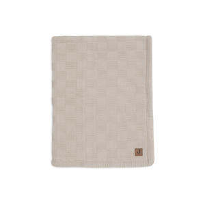 ledikant deken Box Knit Warm Sand/Velvet