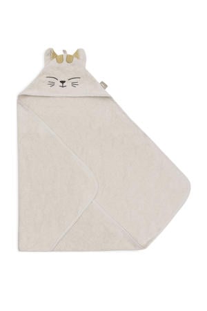 badstof badcape 75x75cm Charlie beige