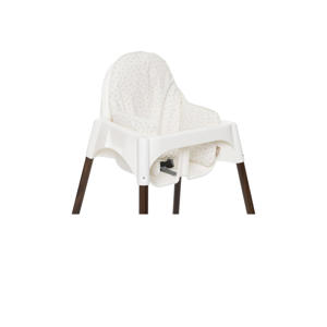 kinderstoelkussen Leafy Dreams wit