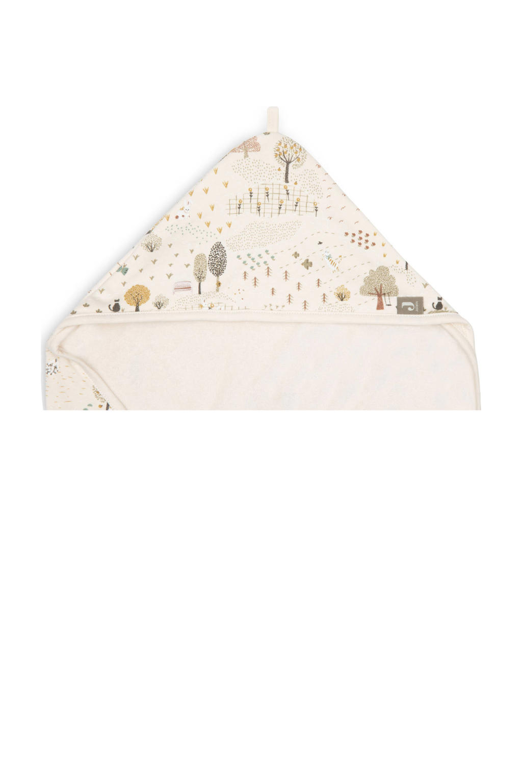 Jollein badcape Tiny Park beige